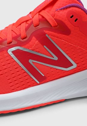 Tenis Running Naranja Neón-Violeta-Rojo New Balance DRFT