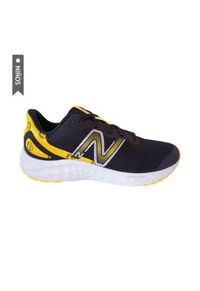 Tenis New Balance Fresh Foam Arishi Niño-Negro/Amarillo
