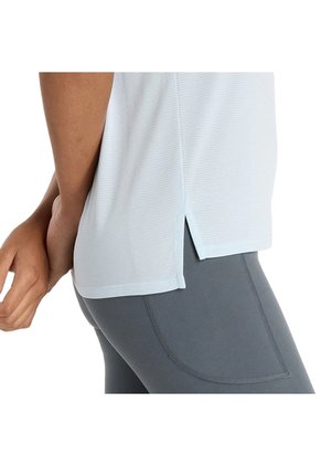 Camisa Deportiva New Balance Originals Essentials Azul Mujer