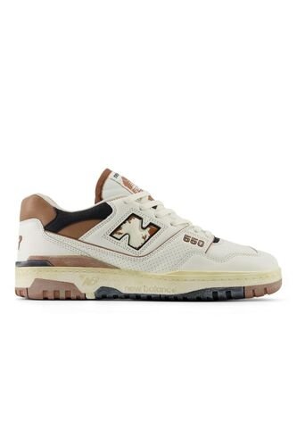 Tenis New Balance 550-Blanco/Café New Balance
