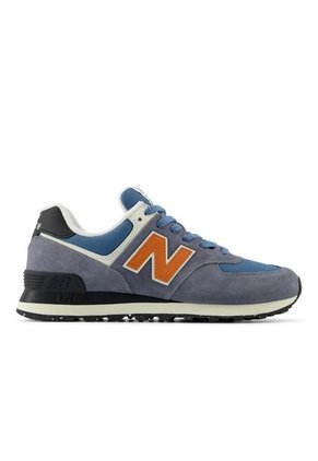Tenis New Balance 574-Azul/Naranja