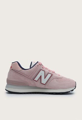 Tenis Lifestyle Rosa-Rojo-Azul Navy New Balance 574