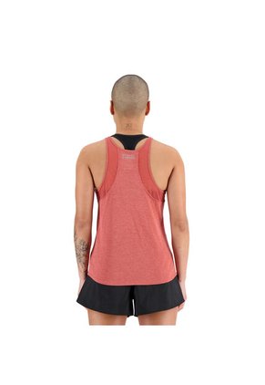 Camisa Deportiva New Balance Original Impact Run Rojo Mujer
