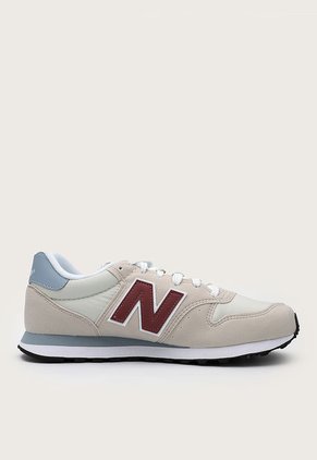 Tenis Lifestyle Beige-Nude-Borgoña New Balance 500
