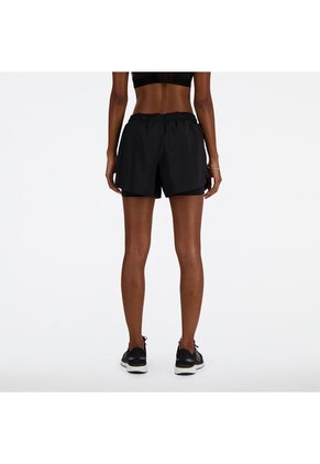 Pantaloneta New Balance Original Sport Ess Negro Para Mujer