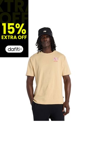 Camisa Deportiva New Balance Originales Graphics Café Hombre New Balance