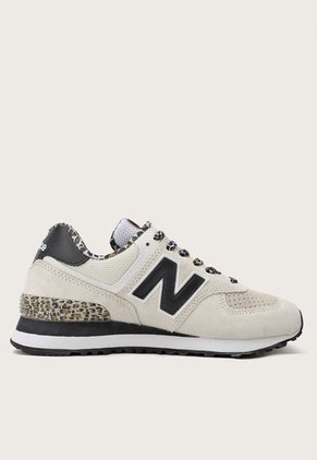 Tenis Lifestyle Beige-Blanco-Negro New Balance 574 v2