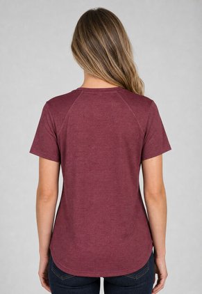 Camiseta Training new balance Athletics Borgoña