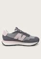 Tenis Lifestyle Negro-Gris-Rosa New Balance 237 de New Balance