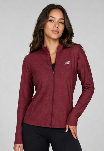 Chaqueta Training new balance Space Dye Borgoña New Balance