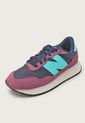 Tenis Lifestyle Borgoña-Turquesa-Navy New Balance 237 de New Balance