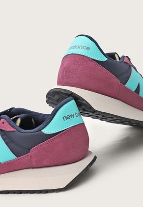 Tenis Lifestyle Borgoña-Turquesa-Navy New Balance 237