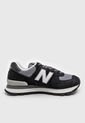Tenis Lifestyle Negro-Gris-Marfil New Balance 574 de New Balance