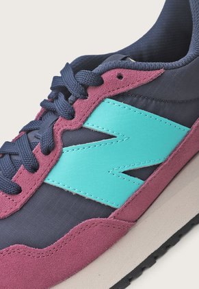 Tenis Lifestyle Borgoña-Turquesa-Navy New Balance 237