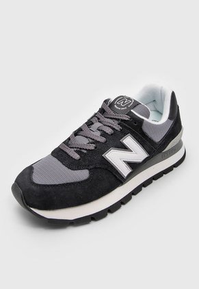 Tenis Lifestyle Negro-Gris-Marfil New Balance 574