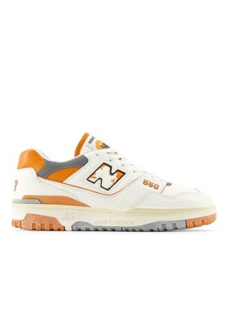Tenis New Balance 550-Blanco/Naranja New Balance