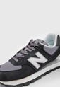 Tenis Lifestyle Negro-Gris-Marfil New Balance 574 de New Balance