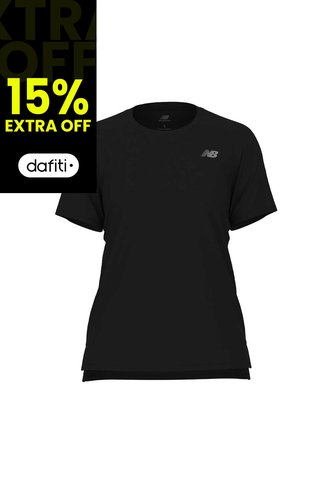 Camisa Deportiva New Balance Original Essentials Negro Mujer New Balance