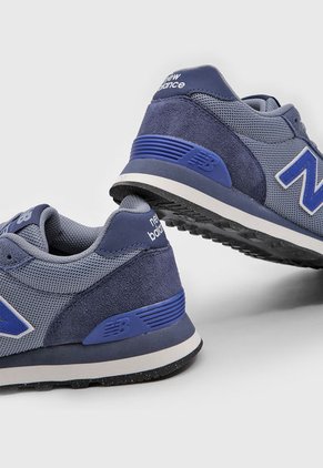 Tenis Lifestyle Gris-Azul Navy-Azul Royal New Balance 515 v3