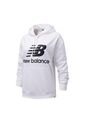 Hoodie New Balance Essentials Para Mujer-Blanco/Negro de New Balance