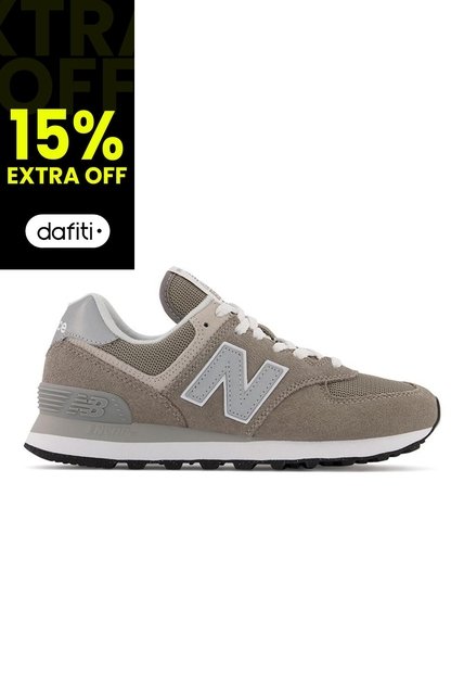 Tenis New Balance Wl574e Para Mujer-Gris Claro