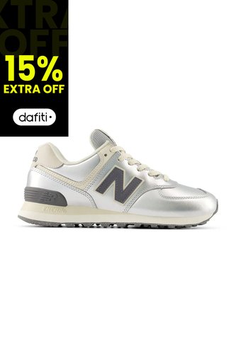Tenis Deportivos New Balance Originales 574W Gris Para Mujer New Balance