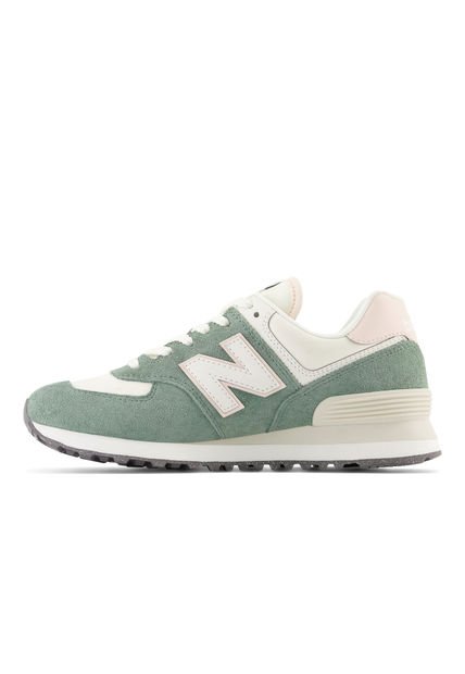 Tenis Deportivos Original 574 Verde Marca New Balance Mujer