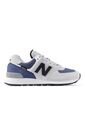 Tenis New Balance 574 Hombre-Gris/Azul de New Balance