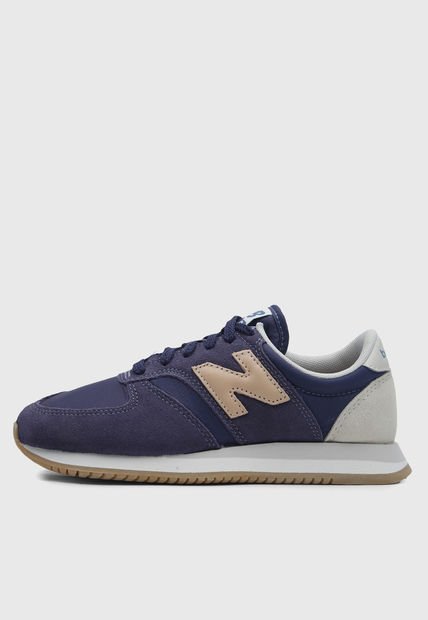 Tenis Lifestyle Azul Índigo-Caqui-Blanco New Balance 420