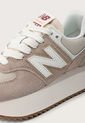 Tenis Lifestyle Taupé-Marfil-Borgoña New Balance 574 de New Balance