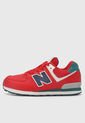 Tenis Lifestyle Rojo-Blanco-Verde-Azul New Balance Kids 574 de New Balance