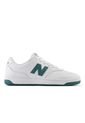 Tenis New Balance Bb80-Blanco/Verde de New Balance