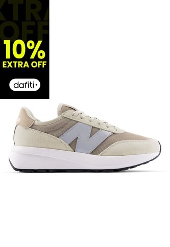 Tenis New Balance 370 Mujer-Beige/Cafe New Balance