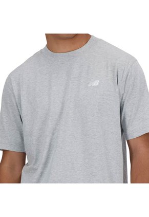 Camisa Deportiva New Balance Original Essentials Gris Hombre