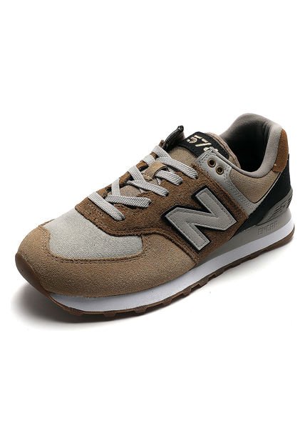 Tenis Lifestyle Café-Negro New Balance Classics Traditionnels 574