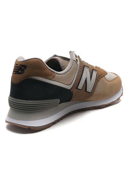 New balance hombre cafe best sale