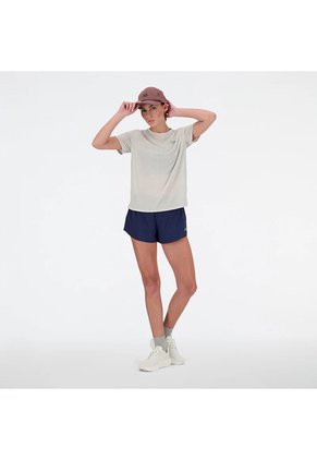 Camisa Deportiva New Balance Originales Athletics Gris Mujer