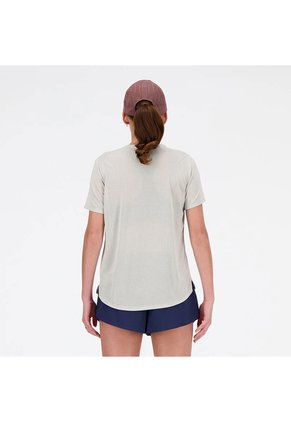 Camisa Deportiva New Balance Originales Athletics Gris Mujer