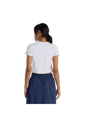 Camisa Deportiva New Balance Original Trackside Blanco Mujer