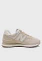 Tenis Lifestyle Beige-Blanco new balance 574 de New Balance