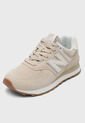Tenis Lifestyle Beige-Blanco new balance 574 de New Balance