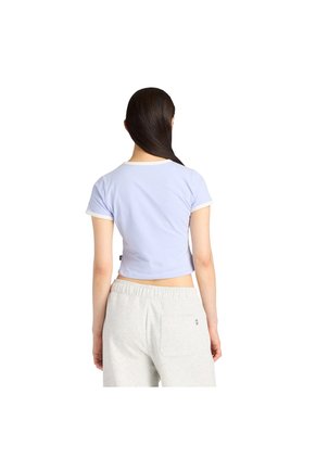 Camisa Deportiva New Balance Originales Trackside Azul Mujer