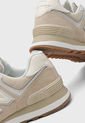 Tenis Lifestyle Beige-Blanco new balance 574 de New Balance