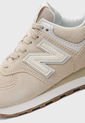 Tenis Lifestyle Beige-Blanco new balance 574 de New Balance