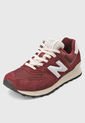 Tenis new balance 574 Borgoña de New Balance