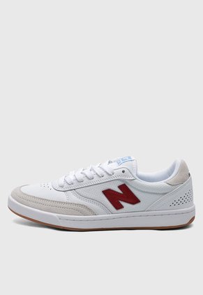 Tenis Lifestyle Blanco-Borgoña-Gris New Balance 440