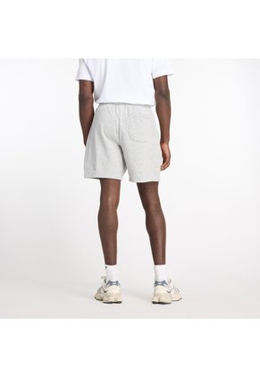 Pantaloneta New Balance Originales Ess French 7" Gris Hombre