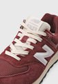 Tenis new balance 574 Borgoña de New Balance