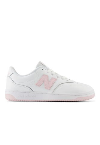Tenis New Balance Bb80 Mujer-Blanco/Rosa New Balance