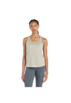 Camisa Deportiva New Balance Athletics Tank Verde Para Mujer